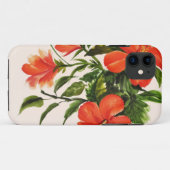 Heißer roter Hibiskus Case-Mate iPhone Hülle (Rückseite (Horizontal))