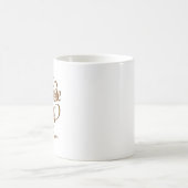 Heißer Schokolade benutzerdefinierter Name Kaffeetasse (Mittel)