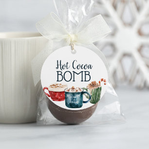 Heißer Schokoladenbombe-Geschenk-Anhänger Geschenkanhänger