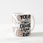 Heißer Schokoladentag Kaffeetasse (VorderseiteRechts)