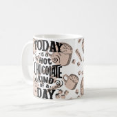 Heißer Schokoladentag Kaffeetasse (Vorderseite Links)