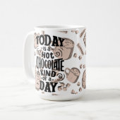 Heißer Schokoladentag Kaffeetasse (Vorderseite Links)