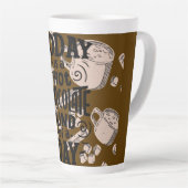Heißer Schokoladentag Milchtasse (Rechte Ecke)