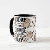 Heißer Schokoladentag Tasse (Vorderseite Links)
