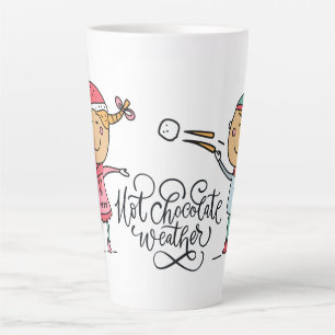 Heißer Schokoladenwetter Milchtasse
