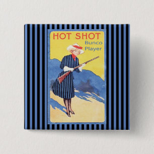 heißer Schuss bunco Spieler Button