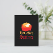 heißer Sommer Begleitkarte (Stehend Vorderseite)