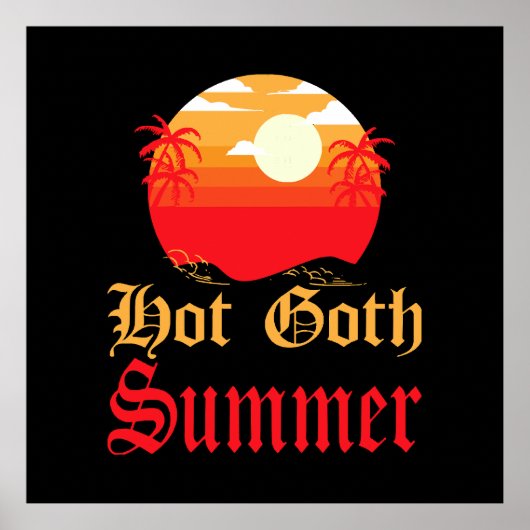 heißer Sommer Poster (Vorne)