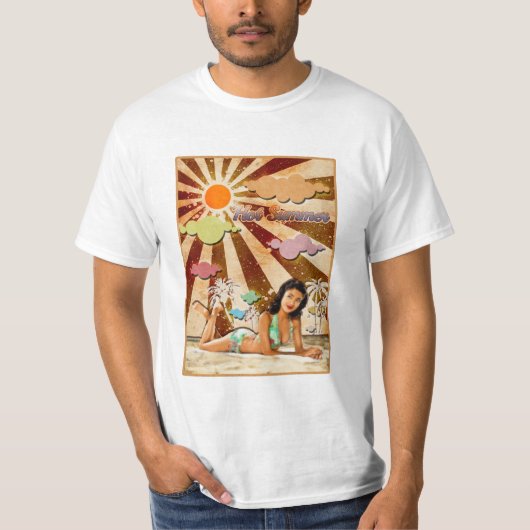 Heißer Sommer T-Shirt (Vorderseite)
