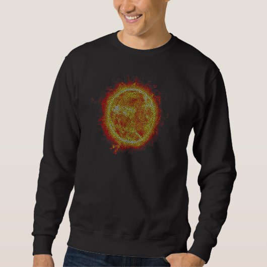 Heißer Sonnenschummerungseffekt Sweatshirt (Vorderseite)