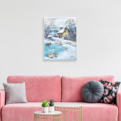 "Heißer Tee" Leinwanddruck (Insitu (Wohnzimmer))