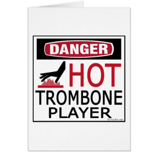 Heißer Trombone-Spieler