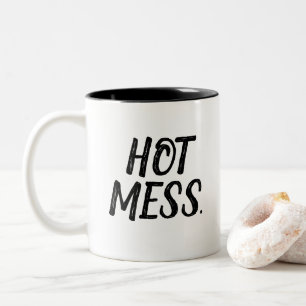 Heißer Verwirrungs-Morgen Zweifarbige Tasse