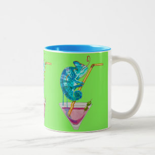 heißes Chamäleon Zweifarbige Tasse