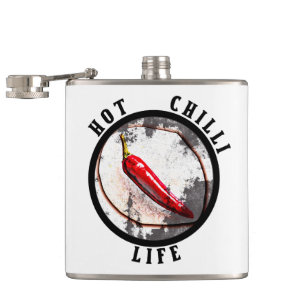 Heißes Chili-Leben Flachmann