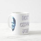 Heißes Cuppa Joe (Biden) Kaffeetasse (Vorderseite Links)