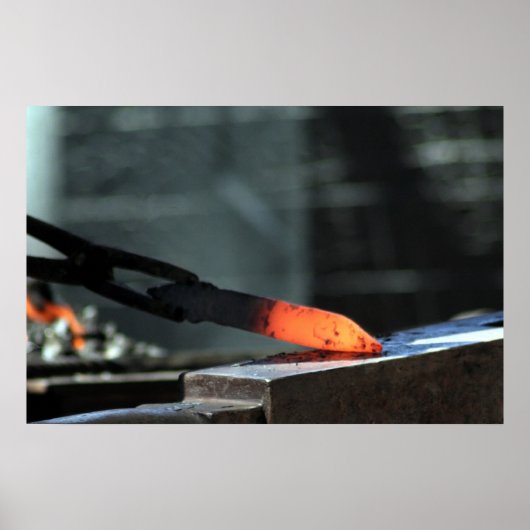 Heisses Eisen auf dem Bauch Poster (Vorne)