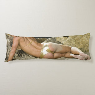 Heißes Fitness-Mädchen Seitenschläferkissen