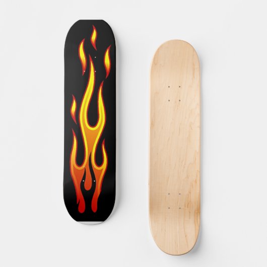 Heißes Flammen-Skateboard Skateboard (Vorderseite)