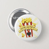 Heißes frisches Popcorn N Button (Vorne & Hinten)