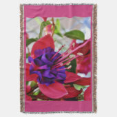 Heißes Fuscia! Decke (Vorderseite Vertikal)