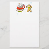 heißes Kakao + Lebkuchen Briefpapier (Vorderseite)