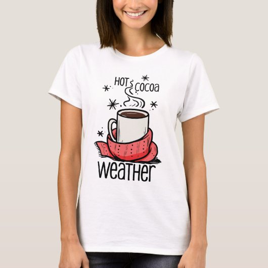 heißes Kakaowetter T-Shirt (Vorderseite)