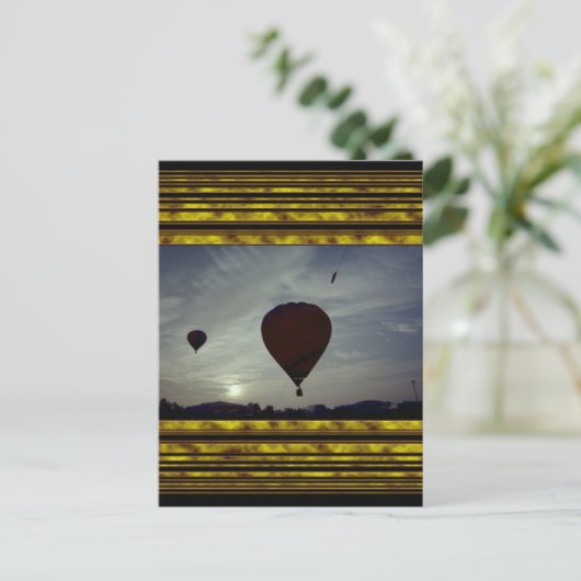 Heißes luftgestütztes postkarte (Stehend Vorderseite)