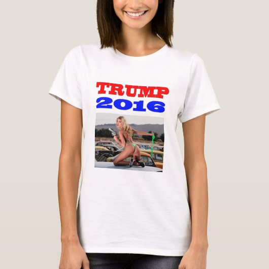 HEISSES MÄDCHEN DES TRUMPF-2016 T-Shirt (Vorderseite)