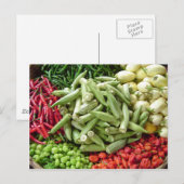 Heißes Material - afrikanische Postkarte (Vorne/Hinten)