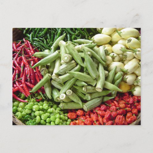 Heißes Material - afrikanische Postkarte (Vorderseite)