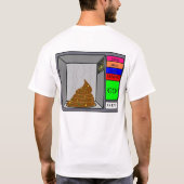 Heißes Poo T-Shirt (Rückseite)