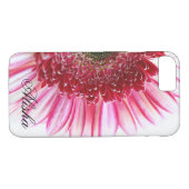 Heißes Rosa Gerbera-Gänseblümchen-Blume Case-Mate iPhone Hülle (Rückseite (Horizontal))