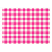 Heißes Rosa-Gingham-/Büffel-Karo-Tischdecke Tischdecke (Vorderseite (Horizontal))