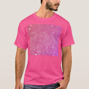 Heißes Rosa-Glitzer - glänzend, Glitzern T-Shirt