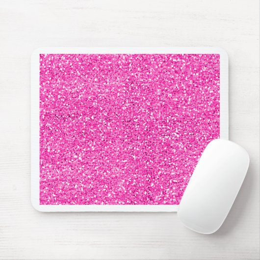 Heißes Rosa-Glitzer Mousepad (Mit Mouse)