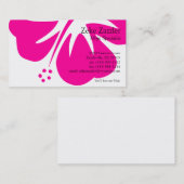 Heißes Rosa-Hibiskus Visitenkarte (Vorne/Hinten)