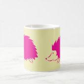 Heißes Rosa-Igel Kaffeetasse (Mittel)