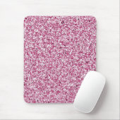 Heißes Rosa-Imitat-Glitzer Girly Bling Mousepad (Mit Mouse)