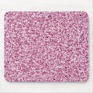 Heißes Rosa-Imitat-Glitzer Girly Bling Mousepad