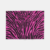 Heißes Rosa-Imitat-Glitzer-MusterGirly Fleecedecke (Vorderseite (Horizontal))