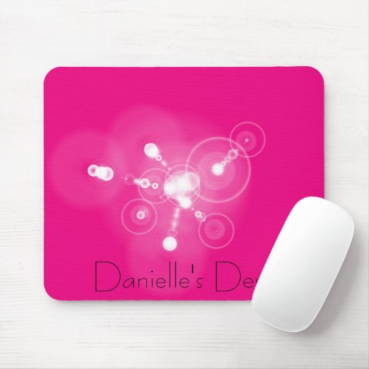 Heißes Rosa Mousepad (personalisiert) (Mit Mouse)