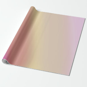 Heißes Rosa, Orange und Gelb - Farbverlauf - Fett  Geschenkpapier
