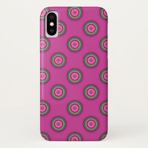 Heißes Rosa Punkte Muster Case-Mate iPhone Hülle