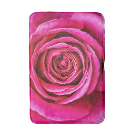 Heißes Rosa-Rose Badematte (Vorderseite Vertikal)