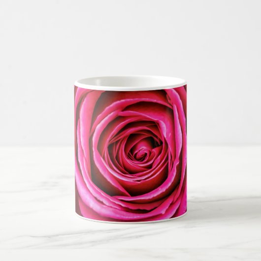 Heißes Rosa-Rose Kaffeetasse (Mittel)