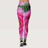 Heißes Rosa-Rose Leggings (Rückseite)