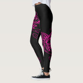 Heißes Rosa-Schmetterlings-Leggings Leggings (Links)