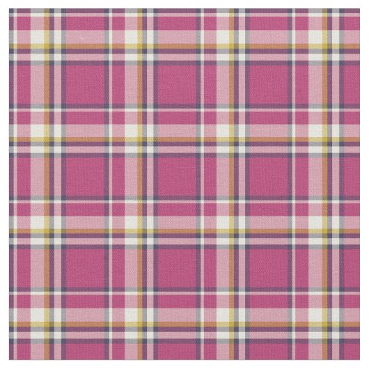 Heißes Rosa-und Marine-Blau-Mode kariert Stoff (Nahaufnahme)