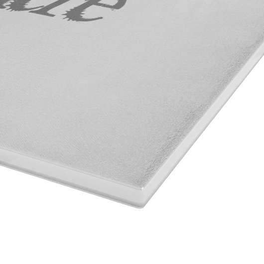 Heißes rotes Chilipfeffer-Glasschneidenbrett Schneidebrett (Ecke)